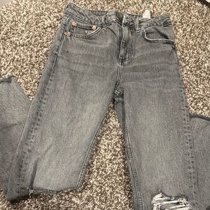 Distressed Zara jeans